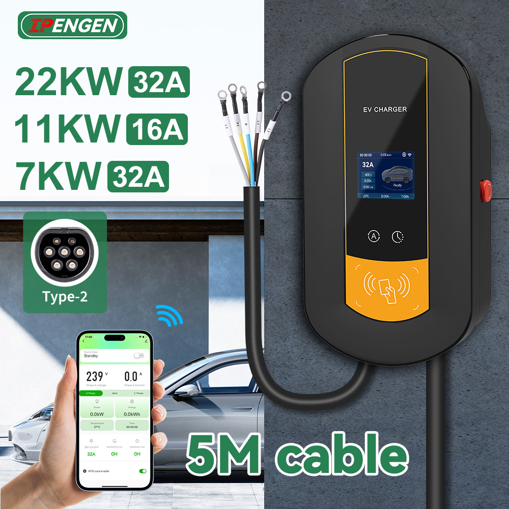 Wallbox Ev - IPENGEN タイプ2 EV充電ステーション 7KW /11KW /