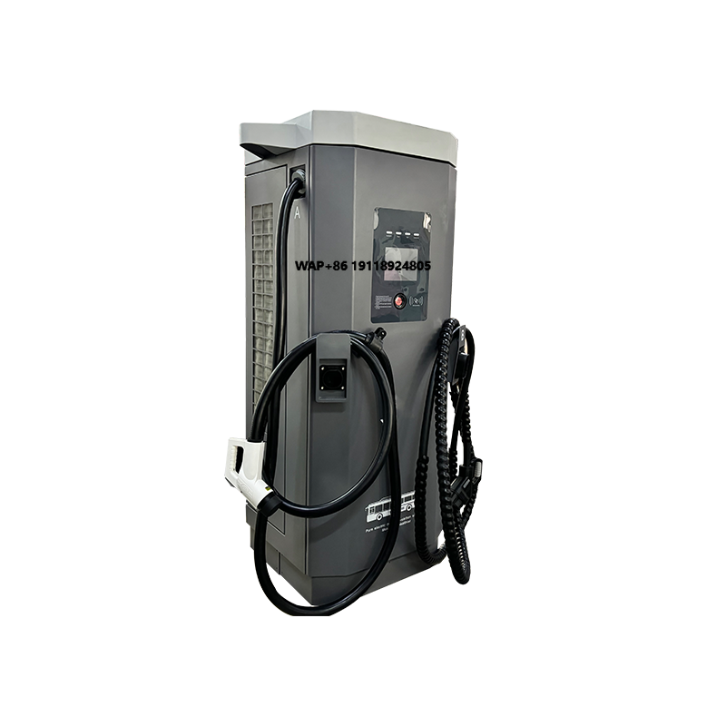 Ev Charging Pile - 60kW DC EV充電スタンド、フロア設置型急速充電ステーション（電気自動車用）、IP54防水、150V-750V出力