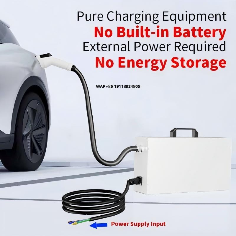Ev Charger - 新しいUN38.3認証済みDCモバイル充電器、ターンキーEV充電システム、CAN通信、380V入力、60/80/120kW、欧州駐車場向け