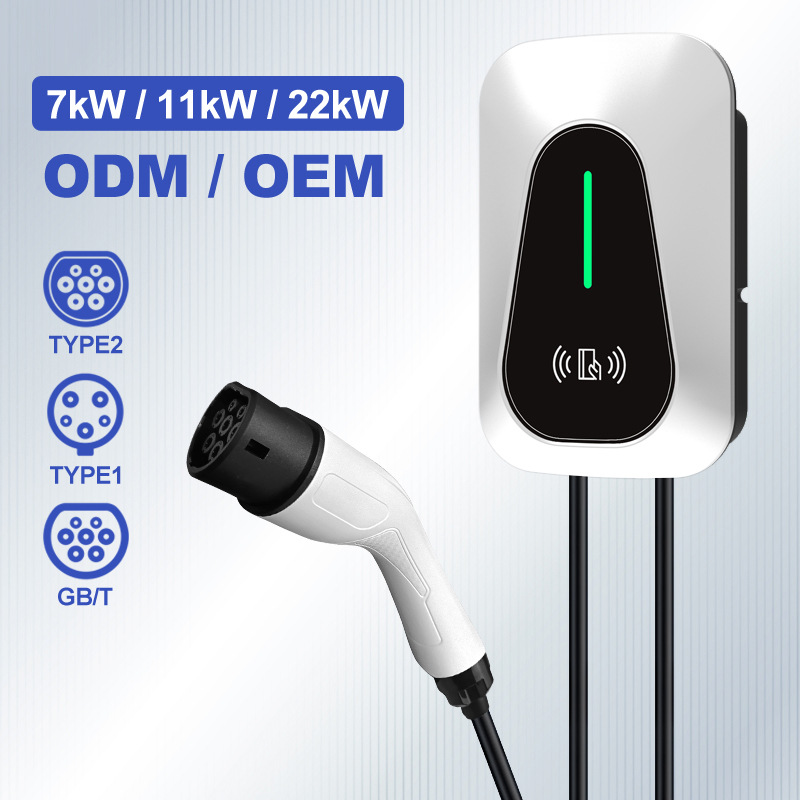 欧州規格7kWタイプ2 EV充電器 カードリーダー Tuya - Home Ev Charger のレビューと価格