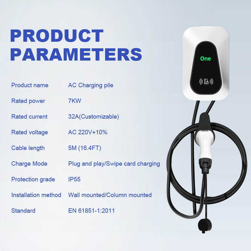 欧州規格7kWタイプ2 EV充電器 カードリーダー Tuya - Home Ev Charger のレビューと価格
