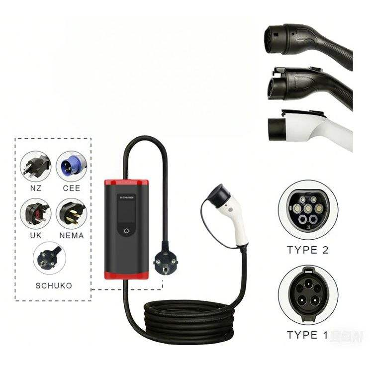 7kw タイプ2（IEC 62196）ポータブルEV充電器  - Ev Charger のレビューと価格