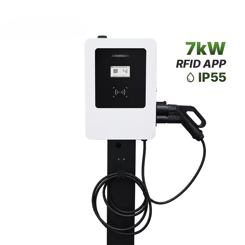 北米市場向けの新しい7kW DC急速EV充電器 CCS1 壁 - Fast Ev Charger のレビューと価格